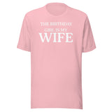 BIRTHDAY IS WIFE